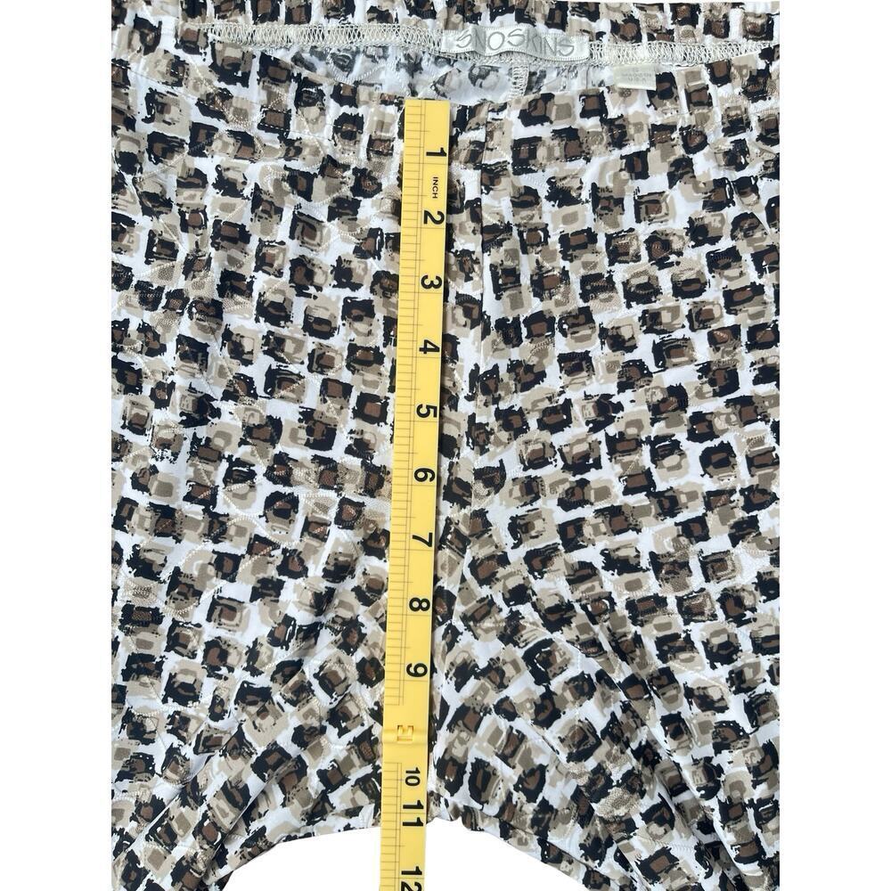 Snoskins Double Knit Jacquard Abstract Print Pull On Pants - Size Small - Picture 6 of 9